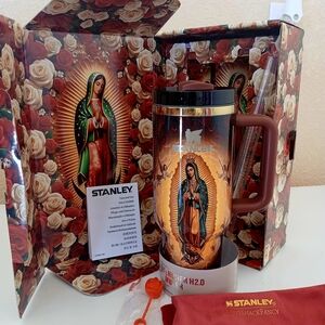 40oz Stanley Virgin of Guadalupe Tumbler - Brown and Multicolor
